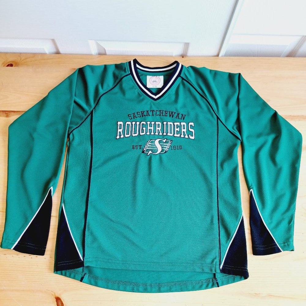 Saskatchewan Roughriders CFL Football Jersey size Large (5193)